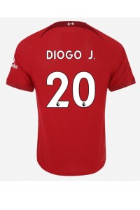 Liverpool Diogo Jota #20 Voetbaltruitje Thuis tenue 2022-23 Korte Mouw